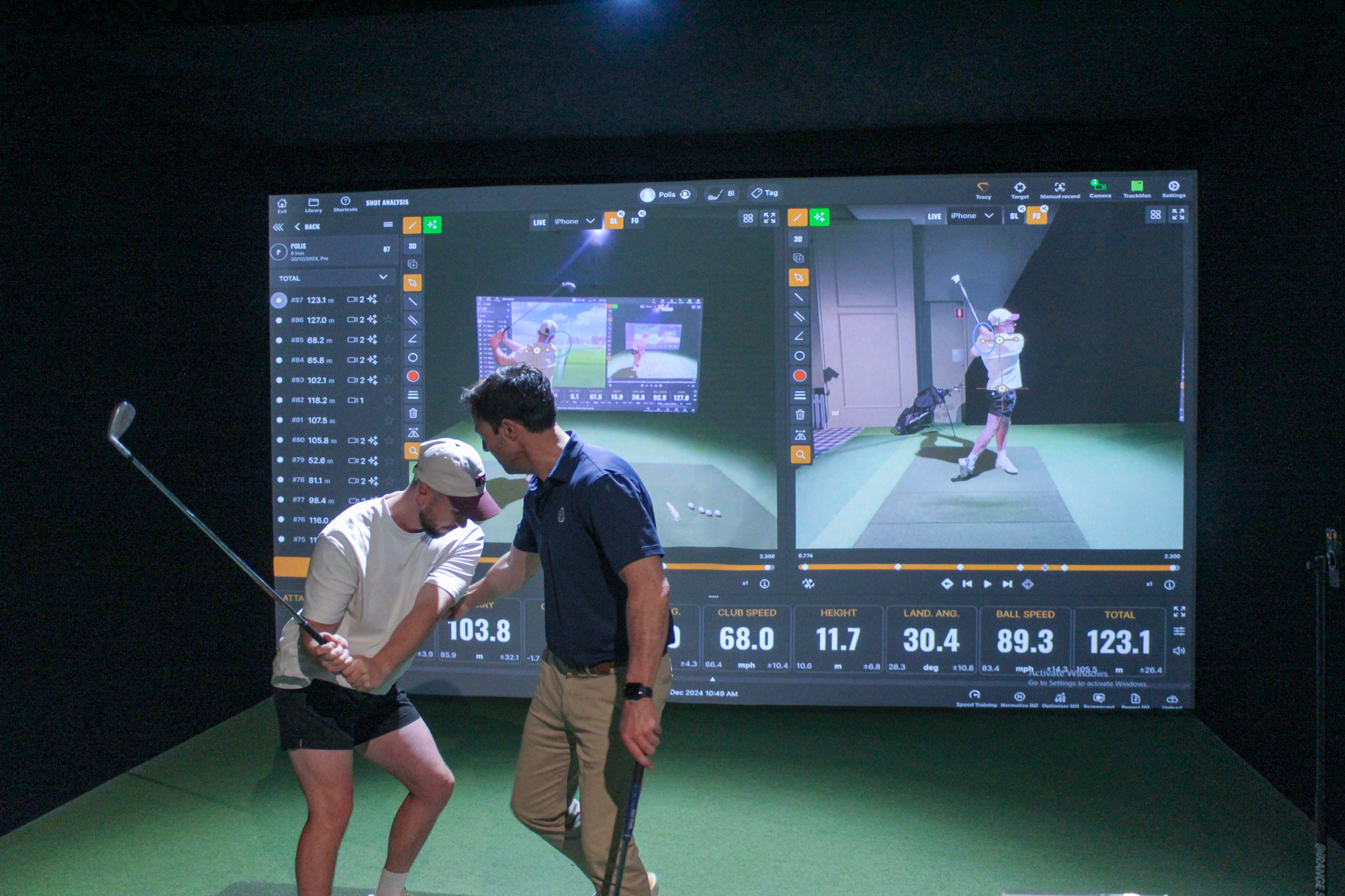 Golf Iron and Golf Ball